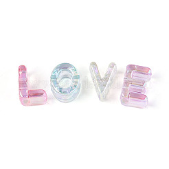 Уф-покрытие прозрачные акриловые бусины PACR-T017-13M