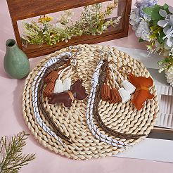 2 шт. подвеска с кисточками для собак из полиэстера&nbsp;HJEW-DR00266