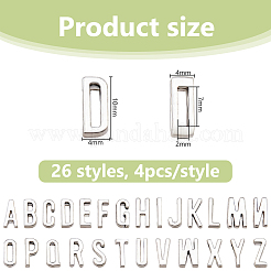 4 комплект подвесок-слайдеров из цинкового сплава FIND-DC0007-39