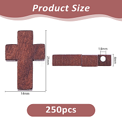 250 stücke holz anhänger&nbsp;WOOD-DC0001-38