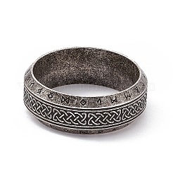 Кольцо с матросским узлом из нержавеющей стали 304 RJEW-F137-01AS