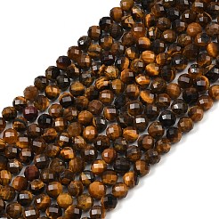 Природных тигровый глаз бисер нитей G-G281-B05-6mm