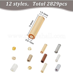 9 стиль стеклярусных бусин SEED-HY0001-06