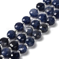 Природный содалит бисер нитей G-B153-A11