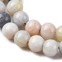 Нити из окрашенных стеклянных бусин с эффектом омбре&nbsp;GLAA-T031-01O-03