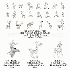 50шт 25 стиля подвески из сплава в тибетском стиле&nbsp;FIND-YW0002-13