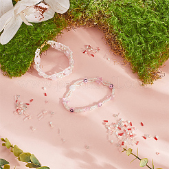 210г 7 стиля стеклянных бусин наборы&nbsp;SEED-SC0001-49