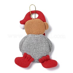 Рождественские украшения из полиэстера с подвесками из смолы FIND-D030-01C