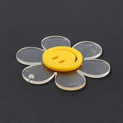 Прозрачные акриловые большие подвески&nbsp;OACR-P012-AM