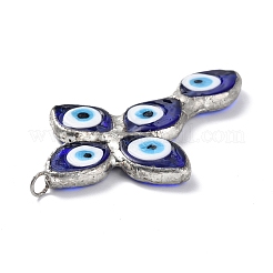 Ручной зла подвески бусины глаз LAMP-C009-04P-01