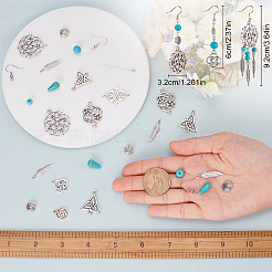 Набор для самостоятельного изготовления сережек с троичным узлом DIY-SC0020-09