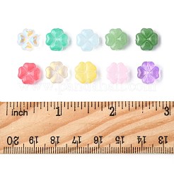 120шт 10 стиля прозрачные стеклянные бусины GLAA-FS0002-47