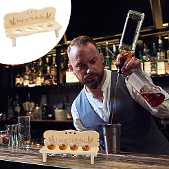 Деревянные многофункциональные витрины AJEW-WH0561-04A