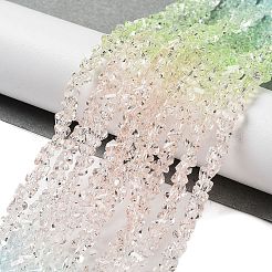 Прозрачные стеклянные бусины GLAA-H023-03P