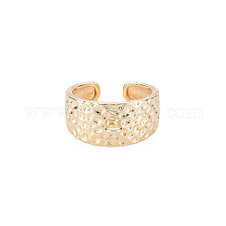 Латунной палец кольцо, кольцо петли, с петлей, без никеля , золотые, размер США 7 3/4 (17.9 мм)