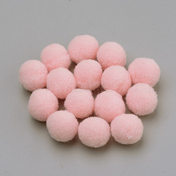 DIY-Puppe Handwerk, Polyester Pom Pom Ball, Runde, rosa, 18~19 mm