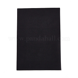 Papier mousse feuille eva, avec dos adhésif, rectangle, noir, 30x21x0.3 cm