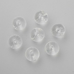 Acryl-Perlen, Runde, Transparent, 14 mm, Bohrung: 2 mm, ca. 314 Stk. / 500 g