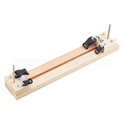 Набор деревянных вязальных станков, инструмент для вязания браслетов, с винтами, отвертки, деревянные палочки, зажимы, боковые пряжки, papayawhip, пакет: 37x7x5.5 см