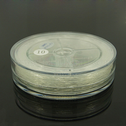 Elastische Kordel Kristallschnur Kristall Faden, Transparent, 0.6 mm, ca. 76.55 Yard (70m)/Rolle