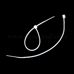 Nylon Cable Ties, Tie Wraps, Zip Ties, White, 115x3mm, about 1000pcs/bag