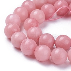Natürliche rosa Opalkorne Stränge, Runde, 12 mm, Bohrung: 1 mm, ca. 32 Stk. / Strang, 14.9 Zoll (38 cm)