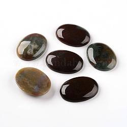 Cabochons ovales agate indiens naturels, 40x30x8mm