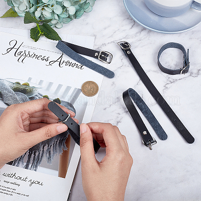 Ремешок для часов из воловьей кожи AJEW-WH0258-251C-1