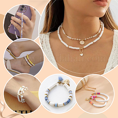 140 г бусины из полимерной глины ручной работы CLAY-PH0002-02-1