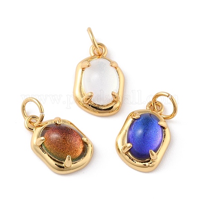 Экологичные латунные подвески KK-H762-03G-1