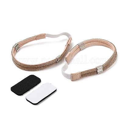 3 пара двухцветных эластичных шнурков из искусственной кожи FIND-DR0001-15A-1