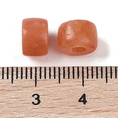 Крашеные натуральный белый нефрит бисер&nbsp;G-G003-A06-10-1