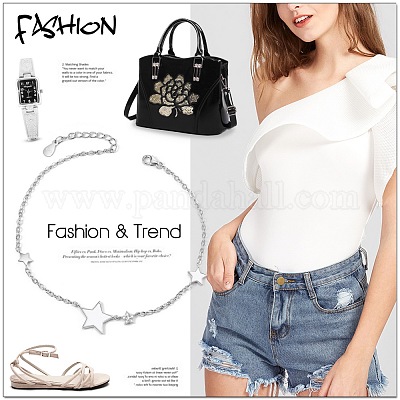 925 серебряный браслет на ногу JA56B-1