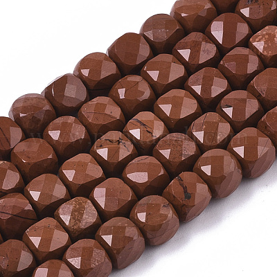 Натуральные красные яшмы бусы пряди G-R460-043-1