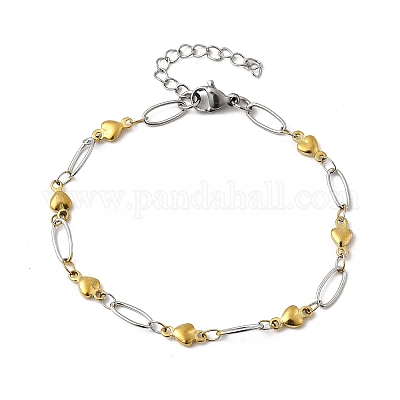 Браслеты из нержавеющей стали 304 BJEW-A044-03C-GP-1