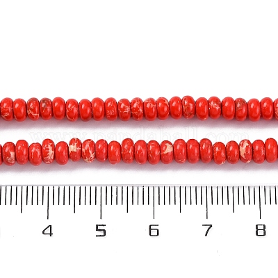 Синтетические окрашенные нити императорской яшмы G-K343-C39-03-1