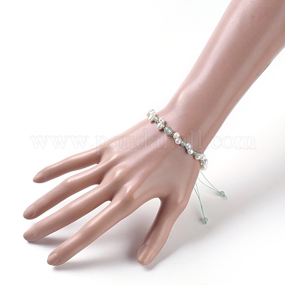 Плетеный бисером браслеты BJEW-JB05056-01-1