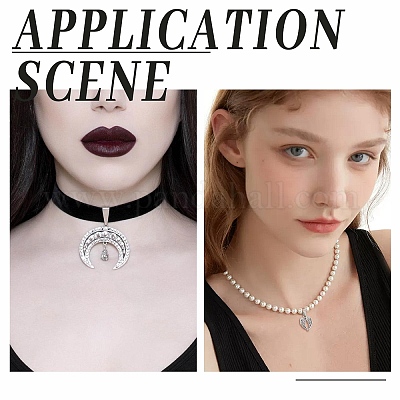 200 шт. защелкивающиеся дужки из нержавеющей стали 304 STAS-SC0004-95-1