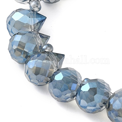 Стеклянные бусины с гальваническим покрытием &nbsp;EGLA-D030-17L-1