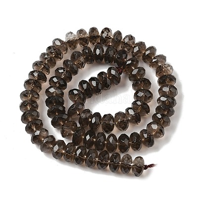 Природный дымчатый кварц нитей бисера&nbsp;G-G255-10x5mm-12-1