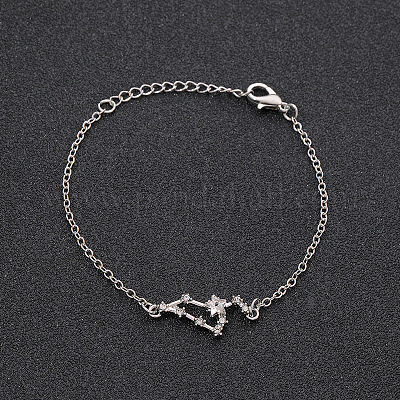 12 браслет созвездия сплава со стразами WG43B2B-17-1