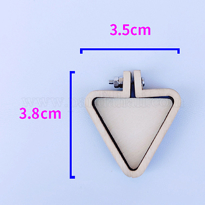 Маленькие деревянные пяльцы для вышивания&nbsp;TOOL-PW0003-019A-03-1