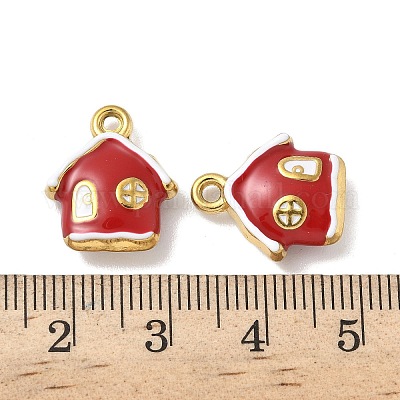 Подвески из нержавеющей стали 304 с эмалью STAS-L300-012G-10-1