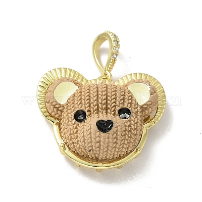 Подвески из непрозрачной смолы KK-G406-08G-02-1