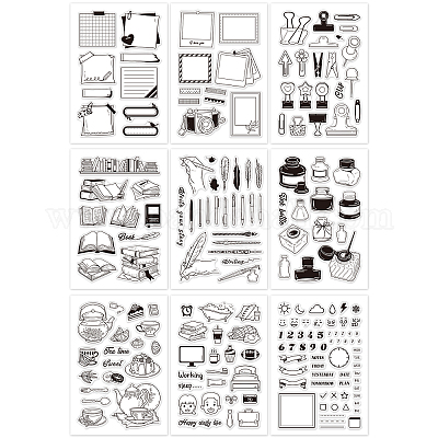 Акриловые штампы&nbsp;DIY-GL0001-27-1