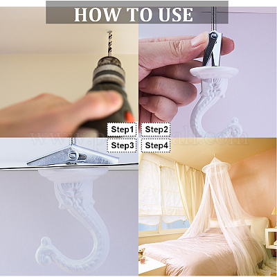 Крючки для освещения люстр из сплава FIND-WH0191-02A-1