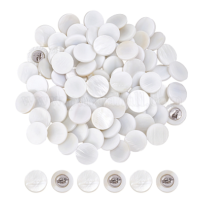 60 шт. пуговицы из сплава с 1 отверстиями BUTT-NB0002-06-1