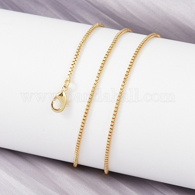 Ожерелья с цепочкой из латуни X-NJEW-K123-11G-1