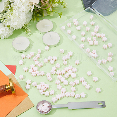 110 шт. цветочные частицы сургуча DIY-CP0009-36-1