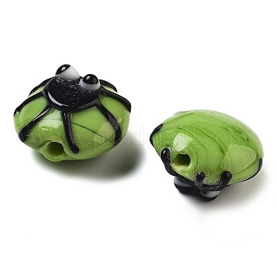 Бусы лэмпворк ручной работы LAMP-A004-03A-1